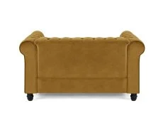 TGC TGC Chester Gold Velvet Fabric 2 Seater Sofa