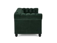 TGC TGC Chester Green Velvet Fabric 2 Seater Sofa