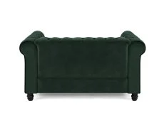 TGC TGC Chester Green Velvet Fabric 2 Seater Sofa
