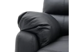 TGC TGC Colin Black Right Hand Chaise Faux Leather Corner Sofa