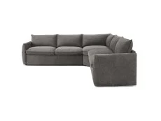 TGC TGC Daniel Dark Grey Fabric Left Hand Corner Sofa Bed