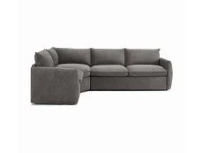 TGC TGC Daniel Dark Grey Fabric Left Hand Corner Sofa Bed