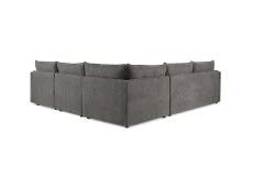 TGC TGC Daniel Dark Grey Fabric Left Hand Corner Sofa Bed
