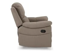TGC TGC Doran Brown Faux Leather 3 Seater Manual Recliner Sofa