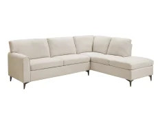 TGC TGC Elise Beige Boucle Fabric Right Hand Corner Sofa