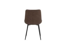 TGC TGC Gemma Set of 2 Brown Faux Leather Dining Chairs