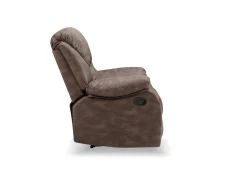 TGC TGC George Brown Faux Leather Manual Recliner Chair