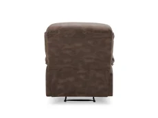 TGC TGC George Brown Faux Leather Manual Recliner Chair