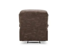 TGC TGC George Brown Faux Leather Manual Recliner Chair