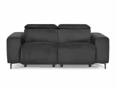 TGC TGC Amara Black 2 Seater Power Recliner Sofa