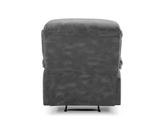 TGC TGC George Grey Faux Leather Manual Recliner Chair