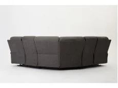 TGC TGC Sonny Grey Faux Leather Corner Recliner Sofa