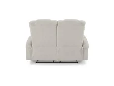 TGC TGC Hazel Light Grey Faux Leather 2 Seater Power Recliner Sofa