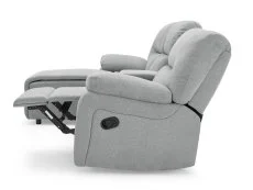 TGC TGC Jake Light Grey Fabric Left Hand Chaise Recliner Sofa