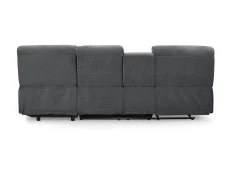 TGC TGC Jake Dark Grey Fabric Right Hand Chaise Recliner Sofa