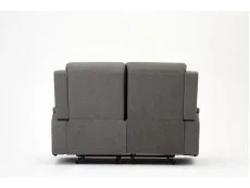 TGC TGC James Grey Faux Leather 2 Seater Recliner Sofa