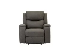 TGC TGC James Grey Faux leather Recliner Chair