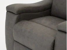 TGC TGC James Grey Faux leather Recliner Chair