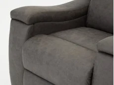 TGC TGC James Grey Faux leather Recliner Chair