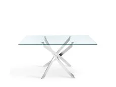 TGC TGC Lucy 120cm Rectangular Glass Dining Table