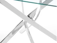 TGC TGC Lucy 120cm Rectangular Glass Dining Table
