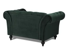 TGC TGC Monroe Green Velvet Fabric 1.5 Seater Sofa