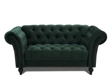 TGC TGC Monroe Green Velvet 2 Seater Sofa