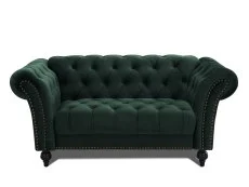 TGC TGC Monroe Green Velvet Fabric 2 Seater Sofa