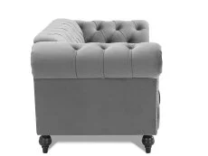 TGC TGC Monroe Grey Velvet Fabric 2 Seater Sofa