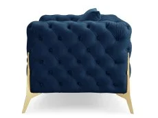 TGC TGC Panther Blue Velvet Chair