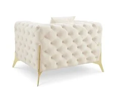 TGC TGC Panther Cream Velvet Chair