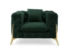 TGC TGC Panther Green Velvet Chair