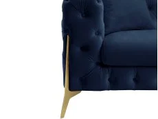 TGC TGC Panther Blue Velvet 2 Seater Sofa