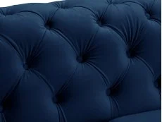 TGC TGC Panther Blue Velvet 2 Seater Sofa