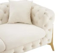 TGC TGC Panther Cream Velvet 2 Seater Sofa