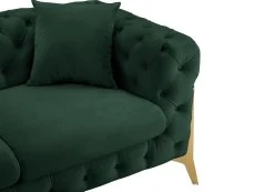 TGC TGC Panther Green Velvet 3 Seater Sofa