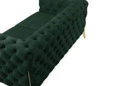 TGC TGC Panther Green Velvet 3 Seater Sofa