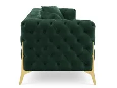 TGC TGC Panther Green Velvet 3 Seater Sofa