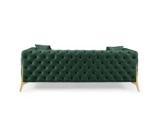 TGC TGC Panther Green Velvet 3 Seater Sofa