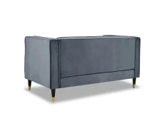 TGC TGC Tammy Grey Velvet 2 Seater Sofa