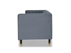 TGC TGC Tammy Grey Velvet 2 Seater Sofa