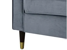 TGC TGC Tammy Grey Velvet Fabric 2 Seater Sofa