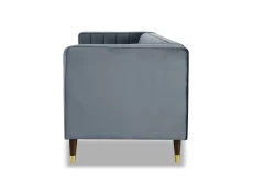 TGC TGC Tammy Grey Velvet 3 Seater Sofa