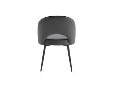 TGC TGC Tilly Set of 2 Grey Velvet Fabric Dining Chairs
