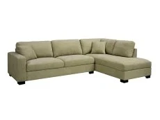 TGC TGC Tracey Green Chenille Fabric Right Hand Corner Sofa