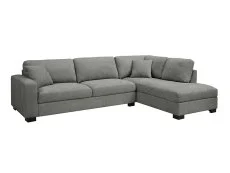 TGC TGC Tracey Grey Chenille Fabric Right Hand Corner Sofa