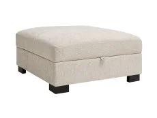 TGC TGC Tracey Beige Chenille Fabric Storage Footstool