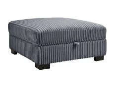 TGC TGC Tracey Grey Cord Fabric Storage Footstool