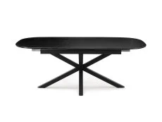 TGC TGC Vincent Black Ceramic Extending Dining Table
