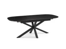 TGC TGC Vincent Black Ceramic Extending Dining Table